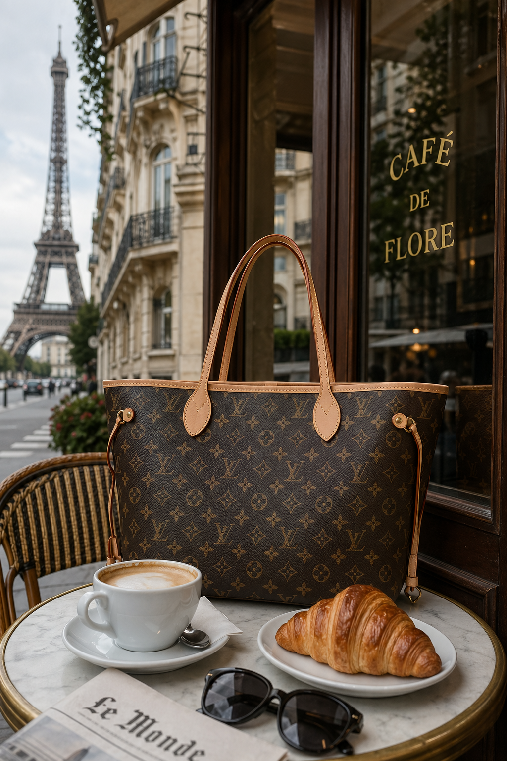 Louis Vuitton Neverfull MM — most searched pre-owned luxury bag
