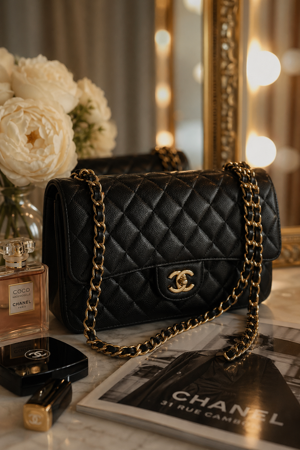 Chanel Classic Flap Medium in Black Caviar — 2026 most coveted investment bag